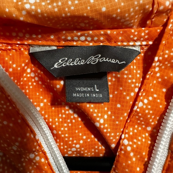 New Condition.  Eddie Bauer Size Large Rain Coat - Picture 7 of 8